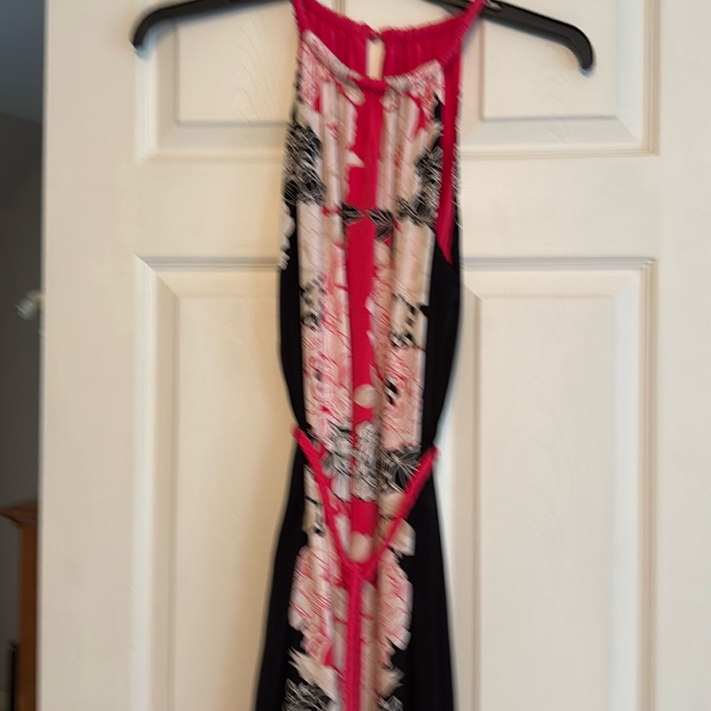 White House Black Market reversible halter dress